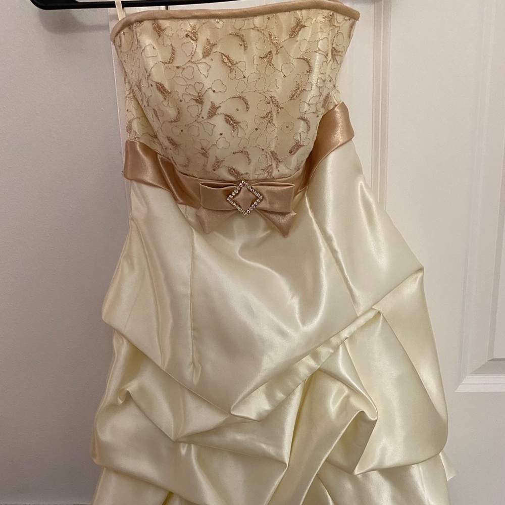 Short strapless dress dance or weddings